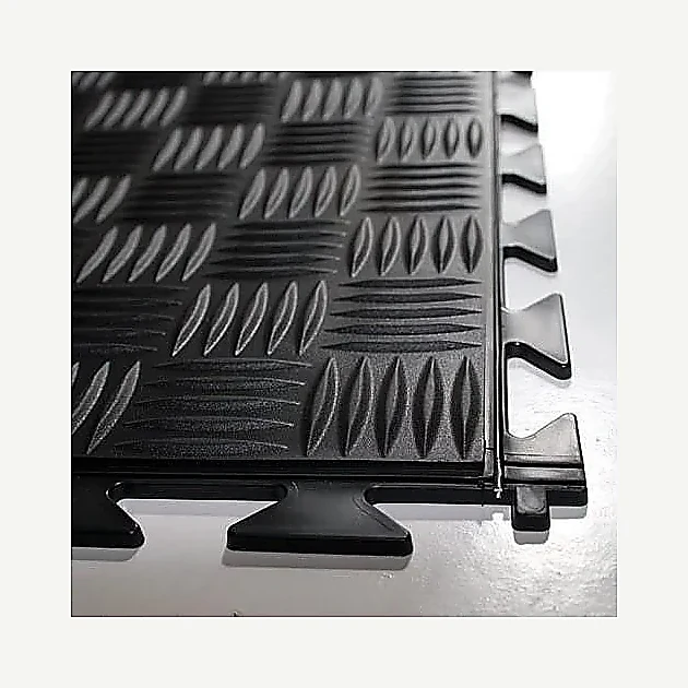 Checker Plate Interlocking Tiles